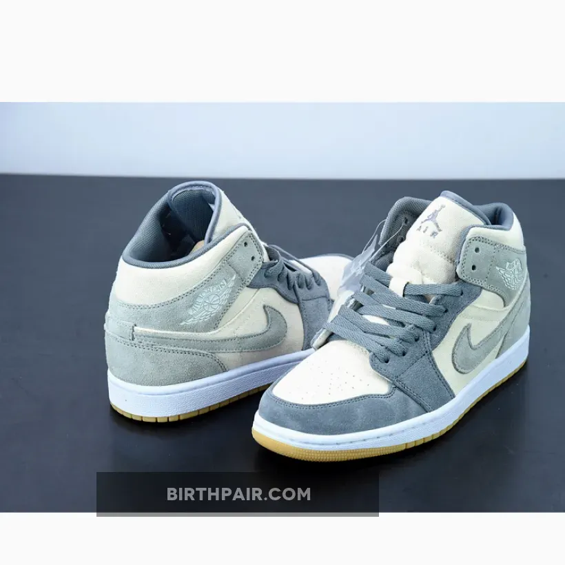 Coconut Milk Air Jordan 1 / Air Jordan 1 Mid Coconut Milk/Particle Grey/White