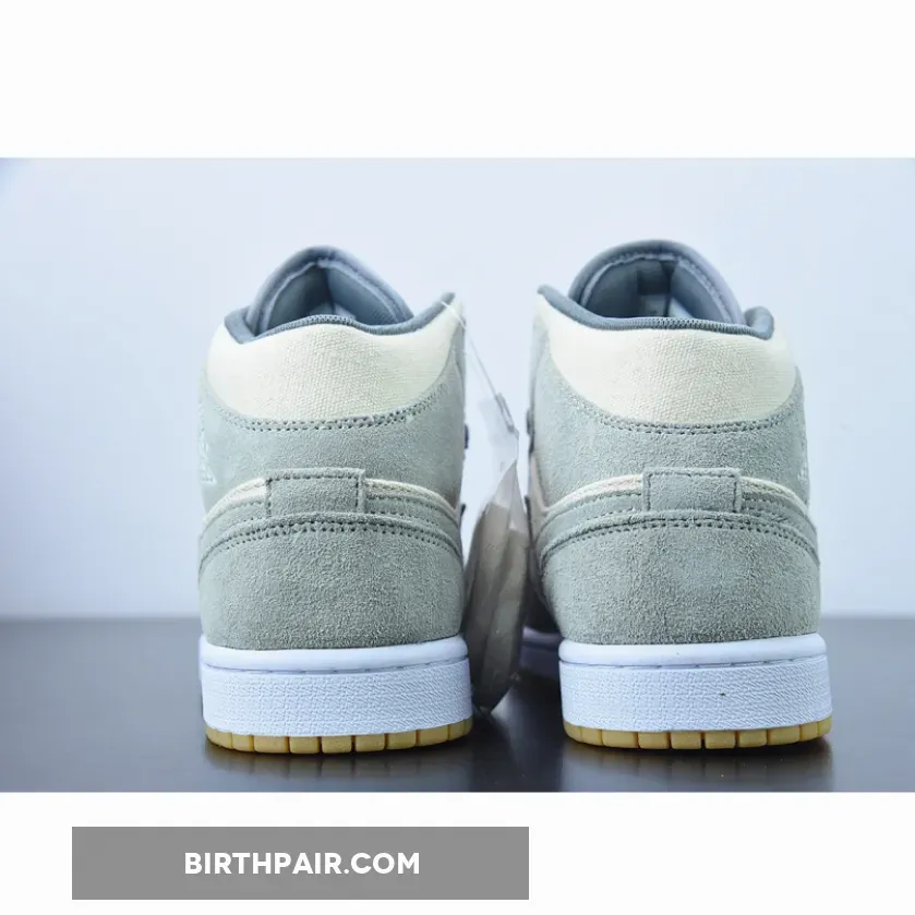 Coconut Milk Air Jordan 1 / Air Jordan 1 Mid Coconut Milk/Particle Grey/White