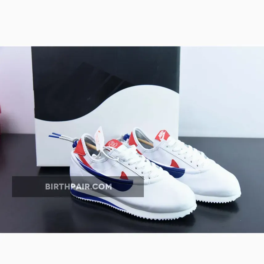 Cortez X Clot White And Game Royal Clot Nike Cortez 'White/Royal/Red'