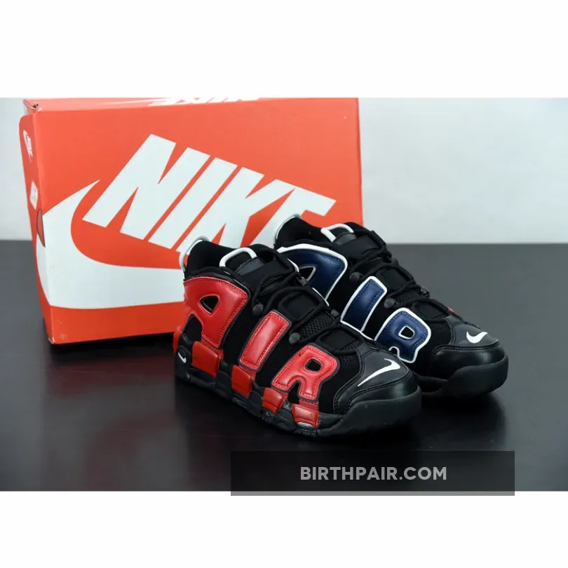 Red And Black Uptempos Nike Air More Uptempo Alternates Navy And Red AIR
