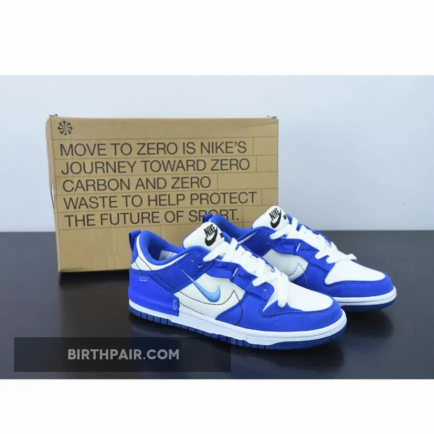 Nike Dunk Low Hyper Royal / Nike Dunk Low Disrupt 2 White/University Blue-Hyper Royal