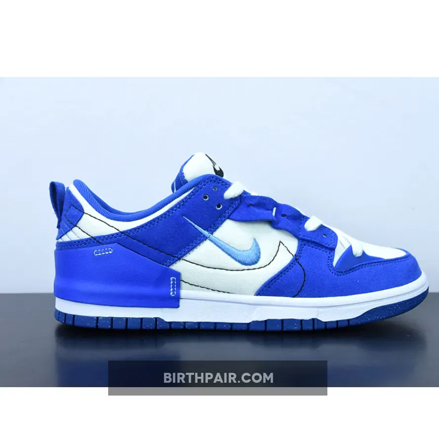 Nike Dunk Low Hyper Royal / Nike Dunk Low Disrupt 2 White/University Blue-Hyper Royal
