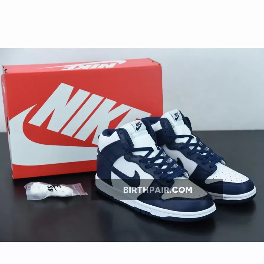 Nike Dunk High Championship Navy Nike Dunk High White/Midnight Navy