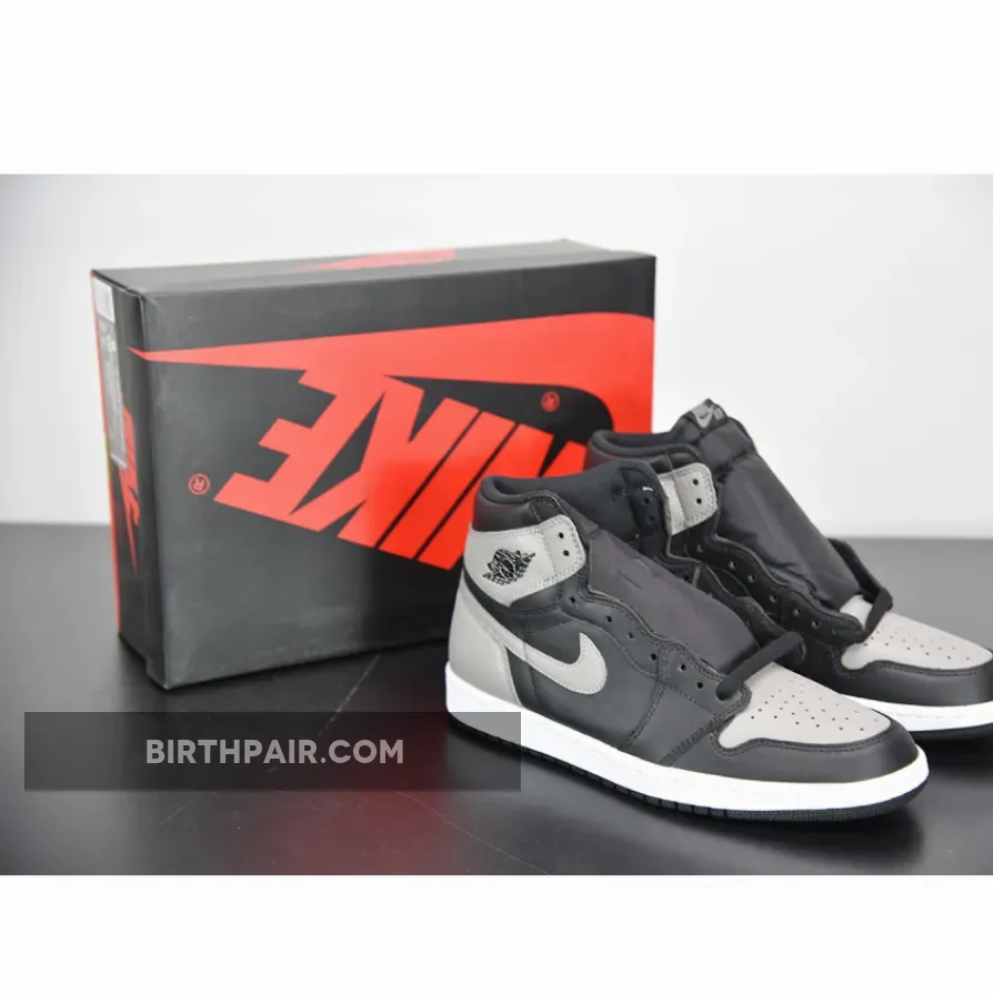 High Shadow / Air Jordan 1 Retro High Og 'Shadow' AJ1 Black/White-Medium Grey