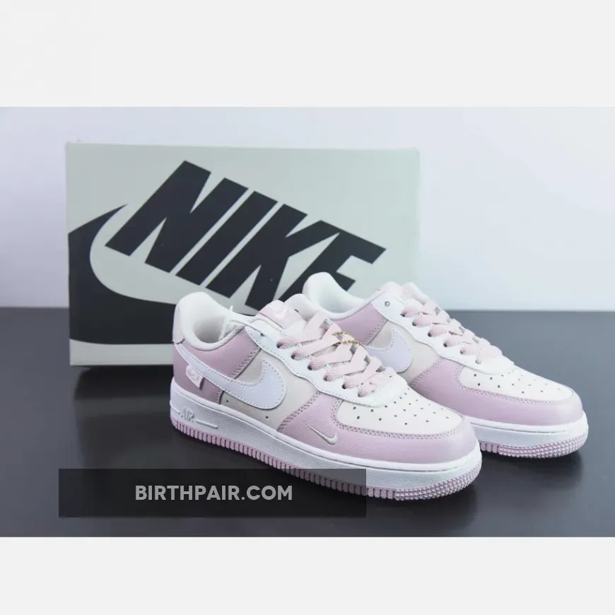 Custom Nike Air Force 1 White Pink 1682244365 Brand New
