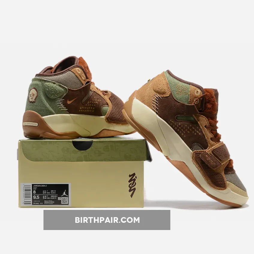 Zion 2 Shoes Voodoo Jordan Zion 2 Voodoo Flax/Muslin/Sesame-Fauna Brown