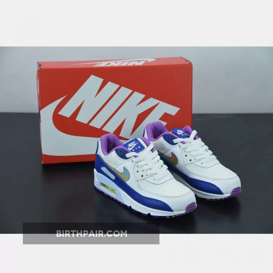 Discount Nike Air Max 90 'Easter' White Blue CT3623-100