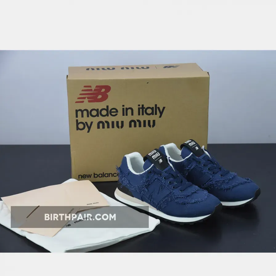 Miu Miu New Balance 574 / Miu Miu x New Balance 574 Navy