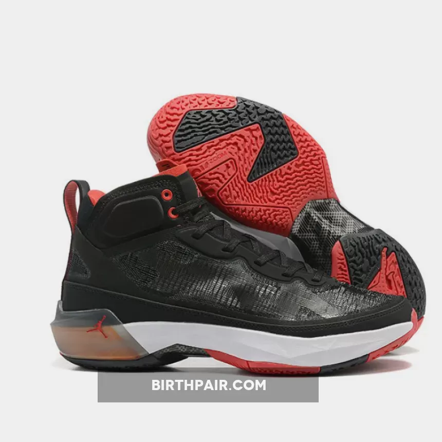 Air Jordan 37 'Bred' Black Red #red and black breds