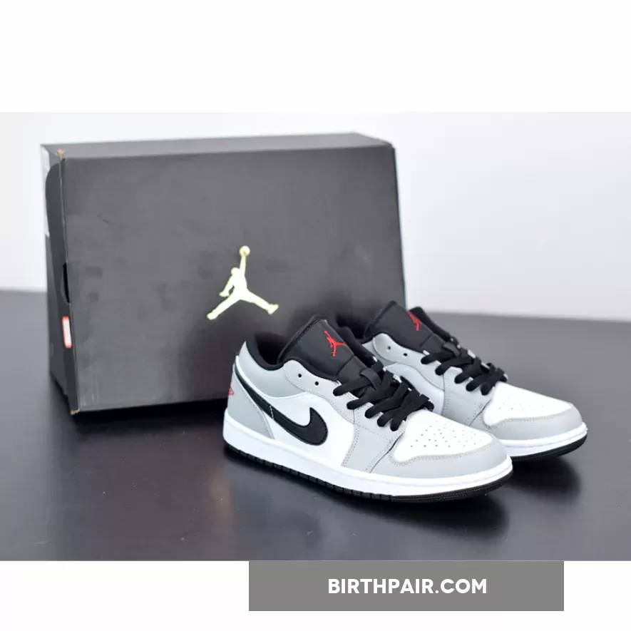Air Jordan 1 Low GS Light Smoke Grey Smoke Grey Jordan 1 Lows