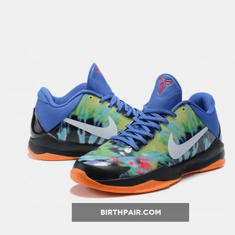 Kobe 5 Eybl Tie Dye / Nike Kobe 5 Protro 'EYBL Tie-Dye' Multi-Color/Black-Orange
