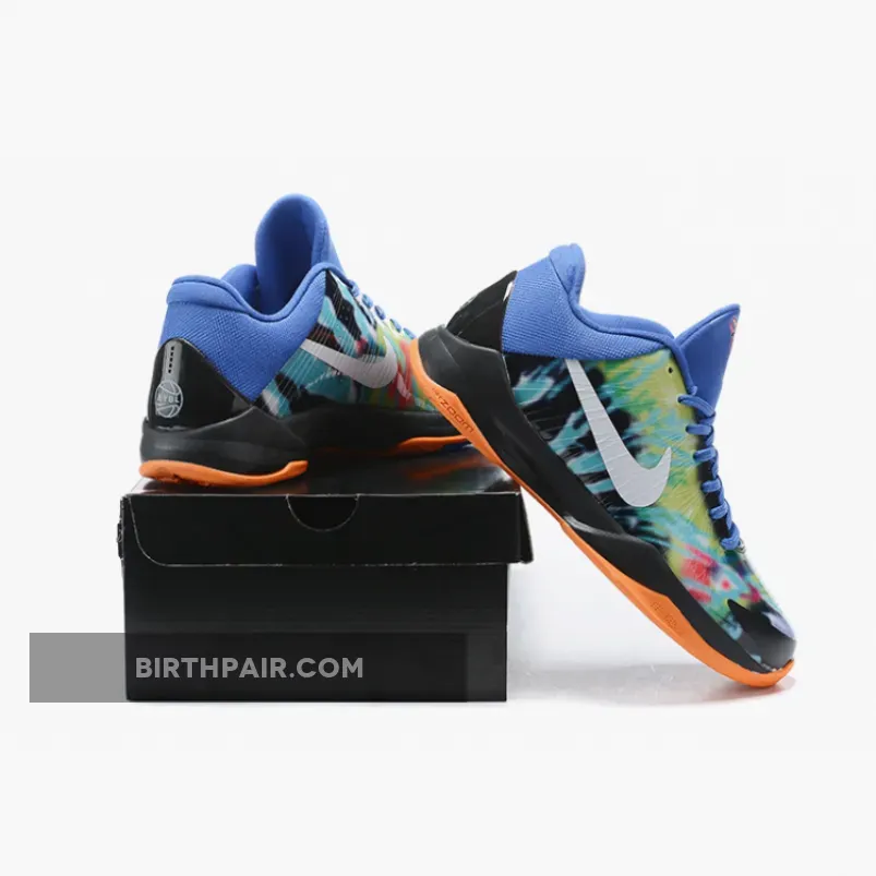 Kobe 5 Eybl Tie Dye / Nike Kobe 5 Protro 'EYBL Tie-Dye' Multi-Color/Black-Orange