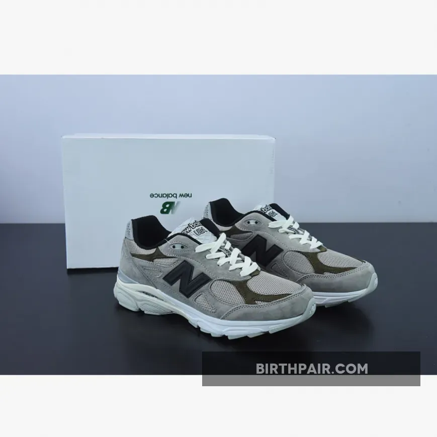 990v3 Jjjjound JJJJound x New Balance 990v3 Grey/Dark Green