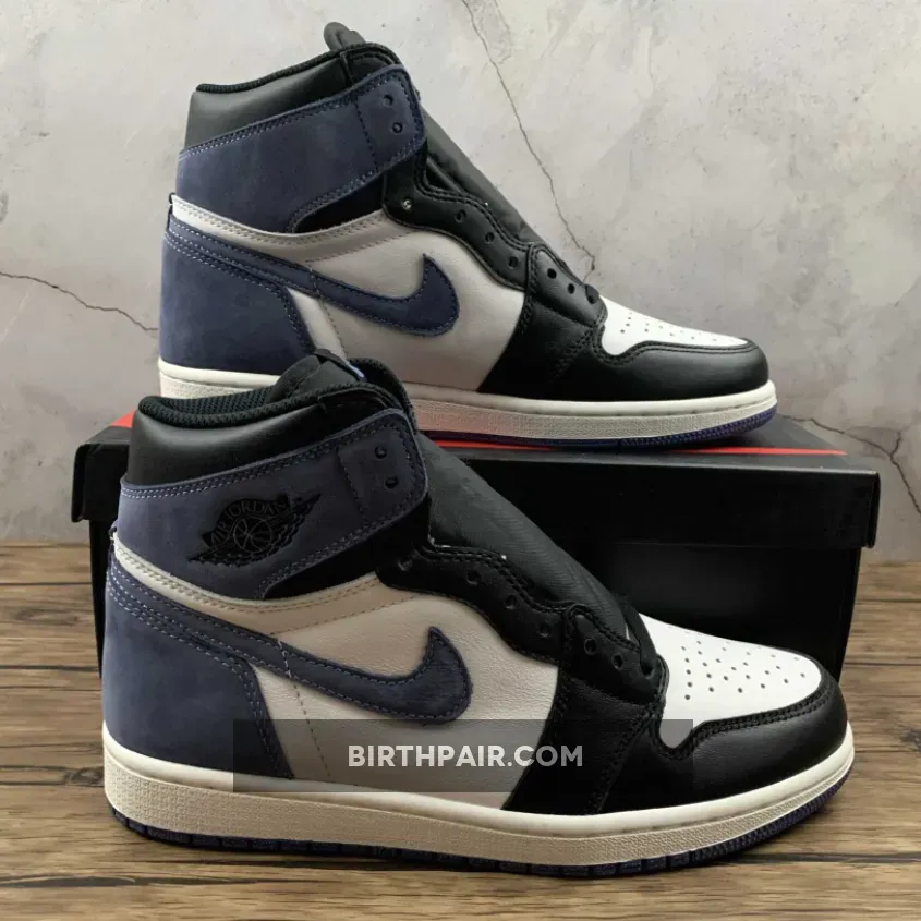 Jordan 4 Moon / Air Jordan 1 Retro High OG 'Blue Moon'