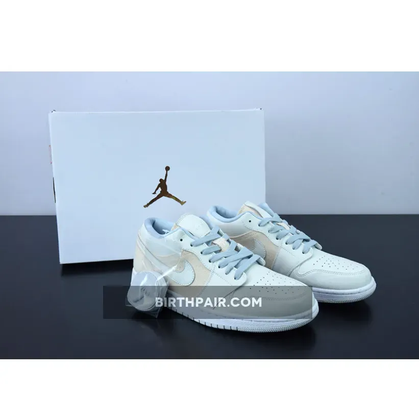 Air Jordan 1 Low Canvas Blue Beige DQ4151-500