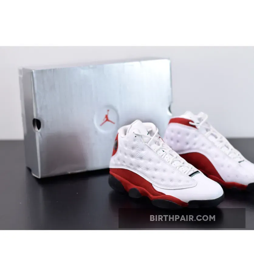 Air Jordan 13 White/Black-True Red 414571-122 #retro 13 chicago