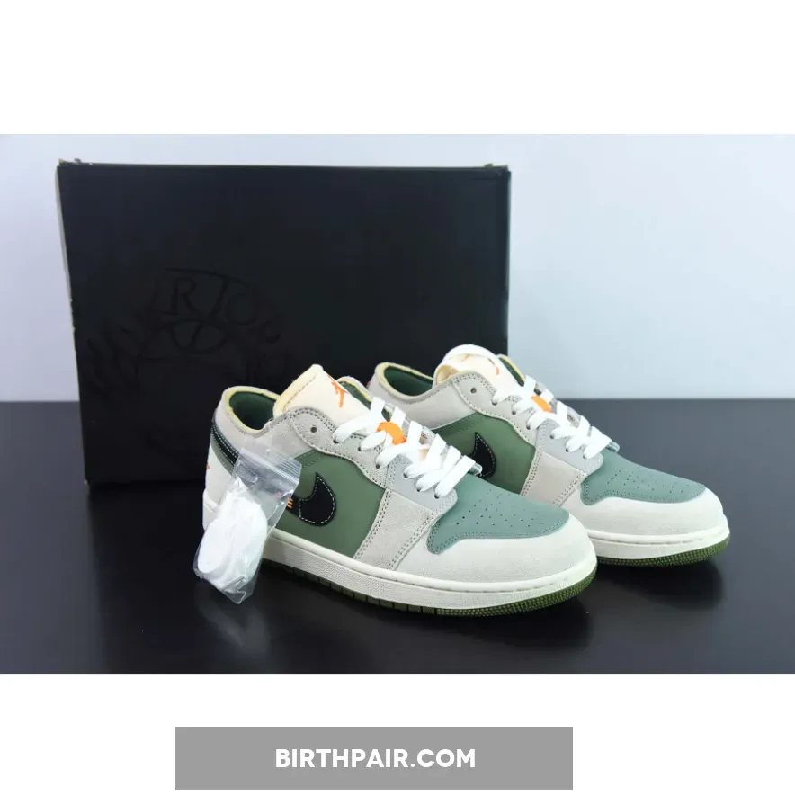 Air Jordan 1 Low SE Craft Sky J Light Olive New Arrival Nike Air Jordan 1 Low Olive