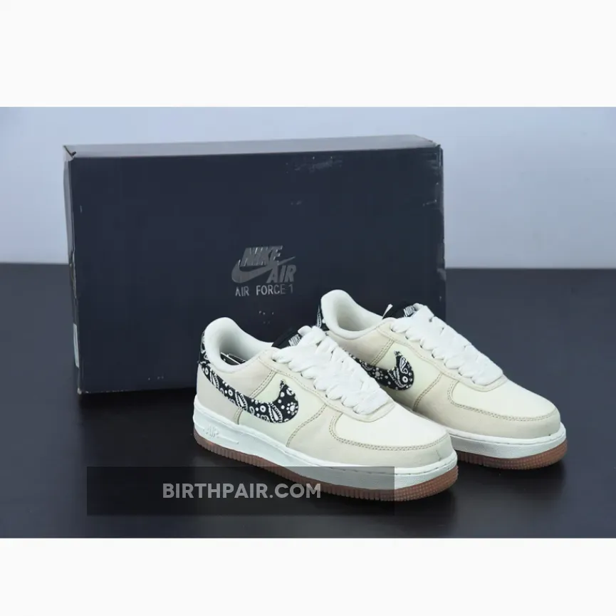 Nike Air Force 1 Low With Paisley Swooshes DJ4631-200 air force paisley