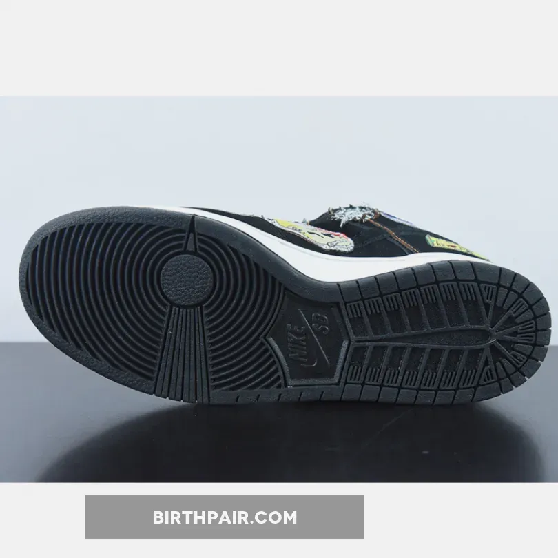 Neckface x Nike SB Dunk Low Black/White / Nasty Neck Face Dunks