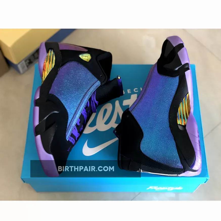 Air Jordan 14 'Doernbecher' Black/Court Purple-Multi-Color-White Doernbecher Jordan 14