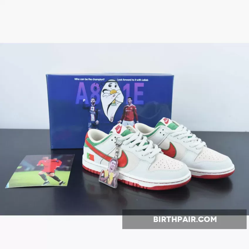 Nike Dunk Low 'Portugal' White Green Red Outlet 1675861105