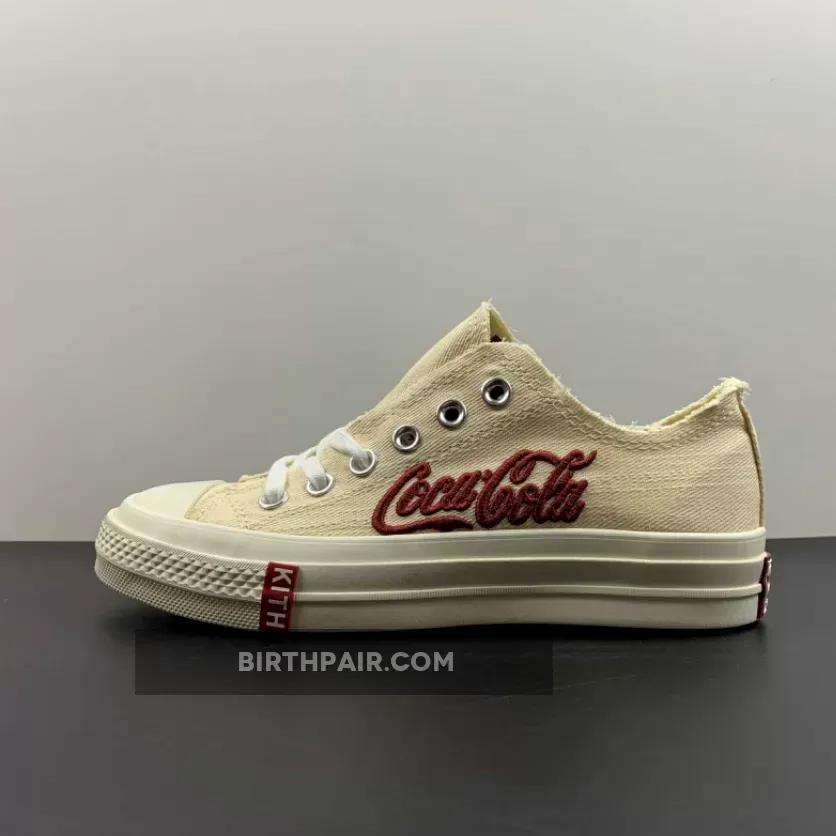 Kith X Coca Cola X Chuck 70 Low 'Parchment' 169837C New Releases