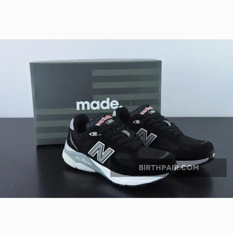 New Balance 990v3 Black White M990BS3 / New Balance 990v3 Fit