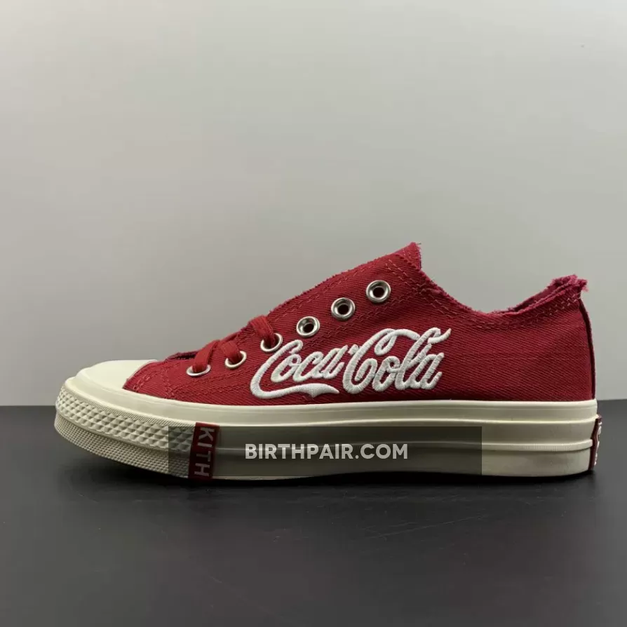 Kith x Coca Cola x Chuck 70 Low Red/White Kith Restock
