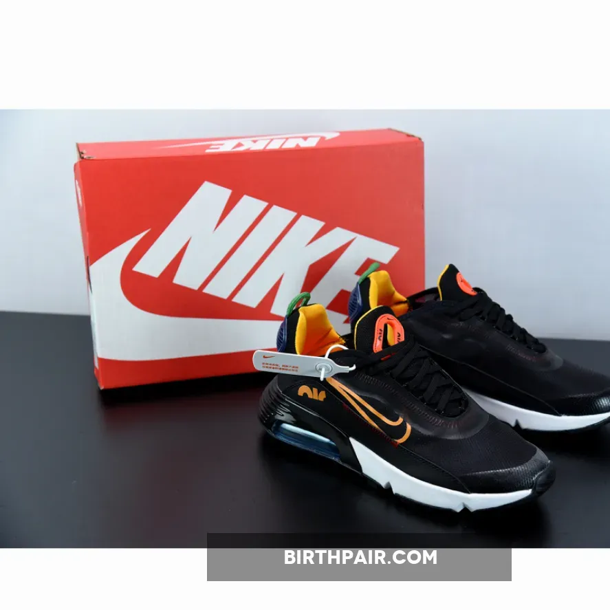 Nike Air Max 2090 Dark Grey/Black-Chile Red-University Gold