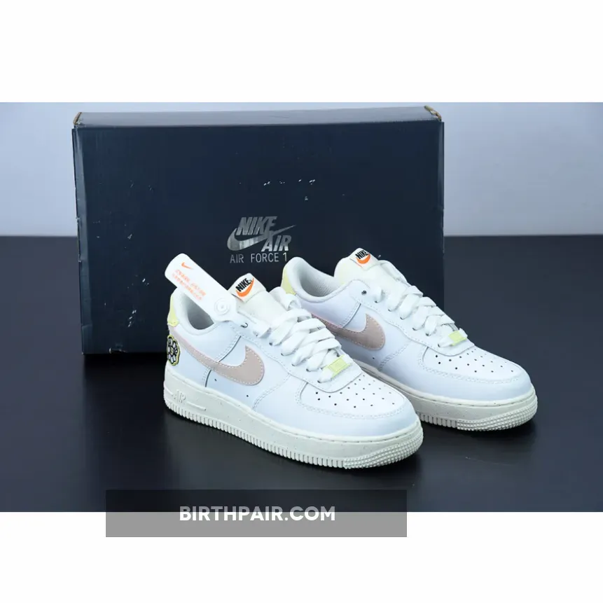 Flower Nike Shoes Nike Air Force 1 Next Nature White Pink For Womens