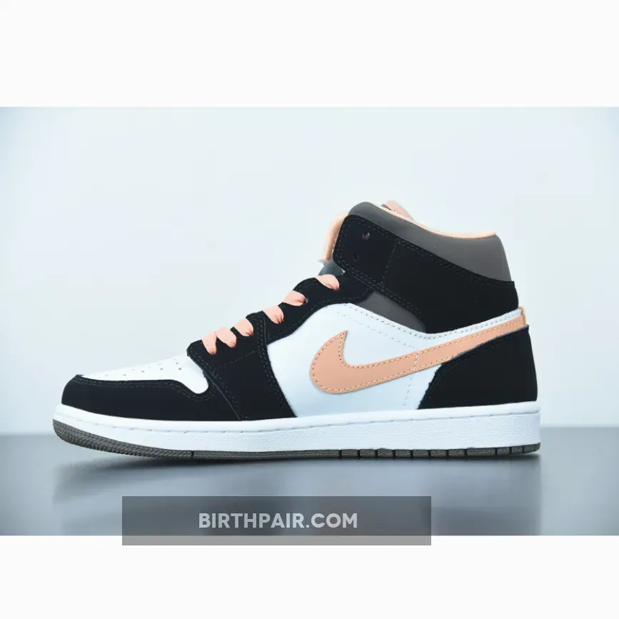 Air Jordan 1 Mid Peach Mocha / Peach Jordans 1 DH0210-100