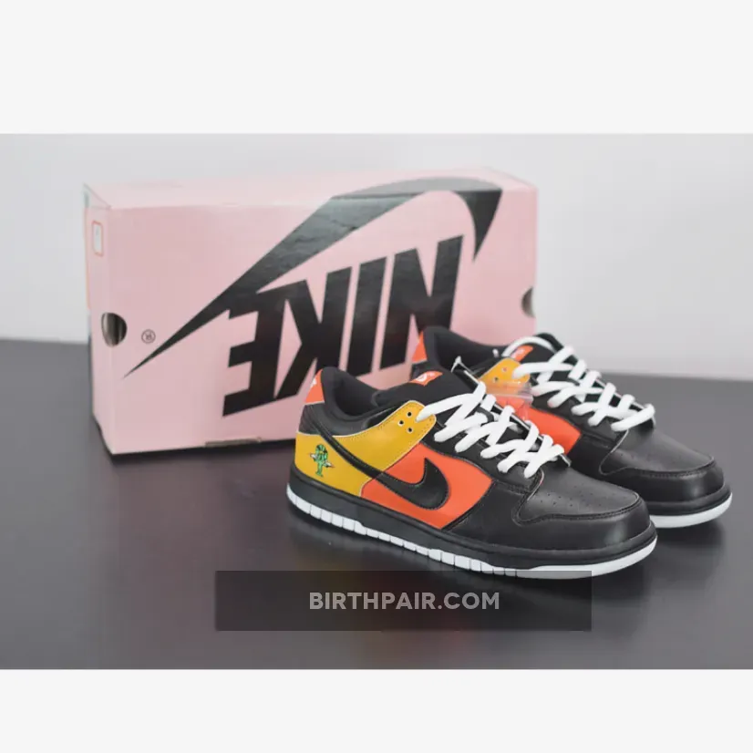 Nike SB Dunk Low Pro 'Raygun' Orange Flash/Black #raygyn