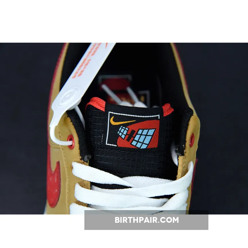 Nike Air Force 1 Low Satellite DQ7628-200 Blue And Tan Nike