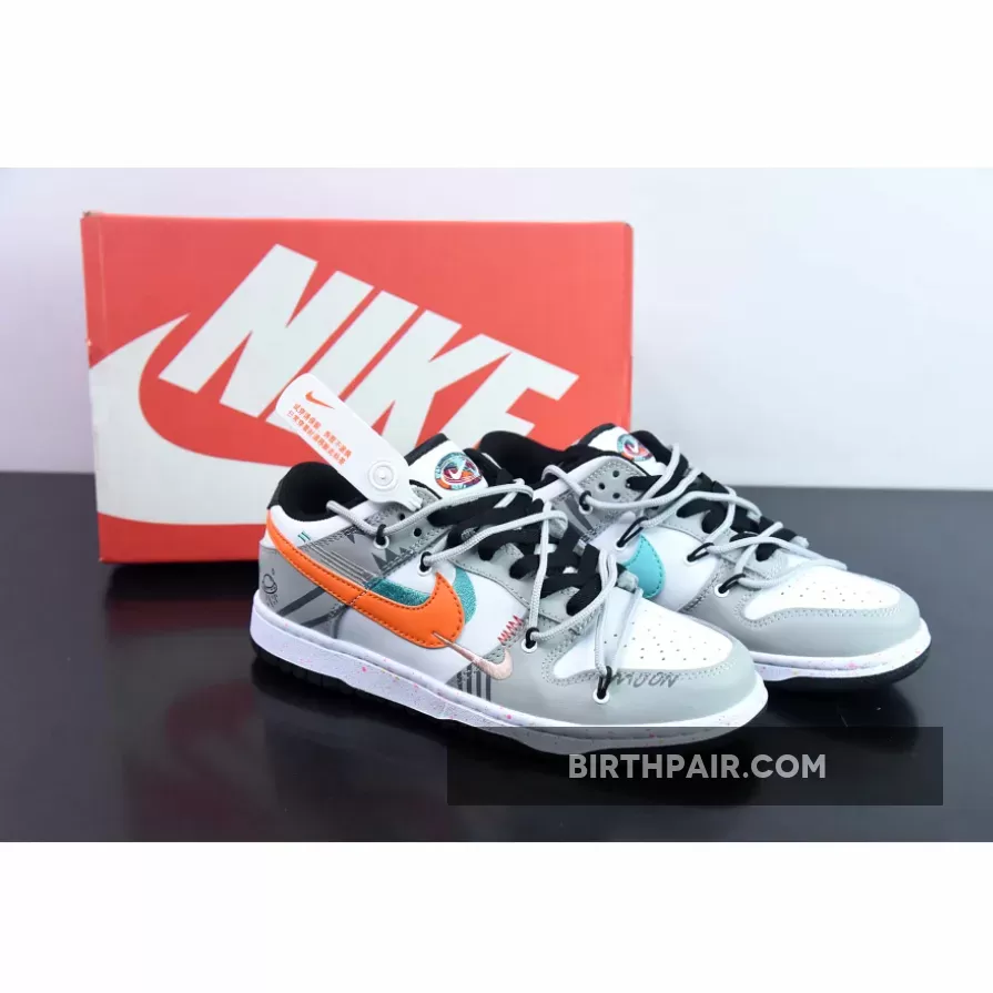 Custom Nike Dunk Low Multiple Swooshes Brand New 1684828282