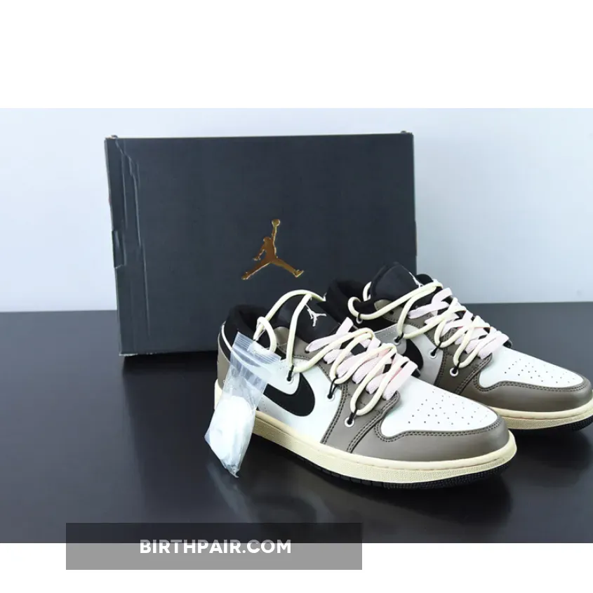 Air Jordan 1 Low Brown Mocha White 1675862170