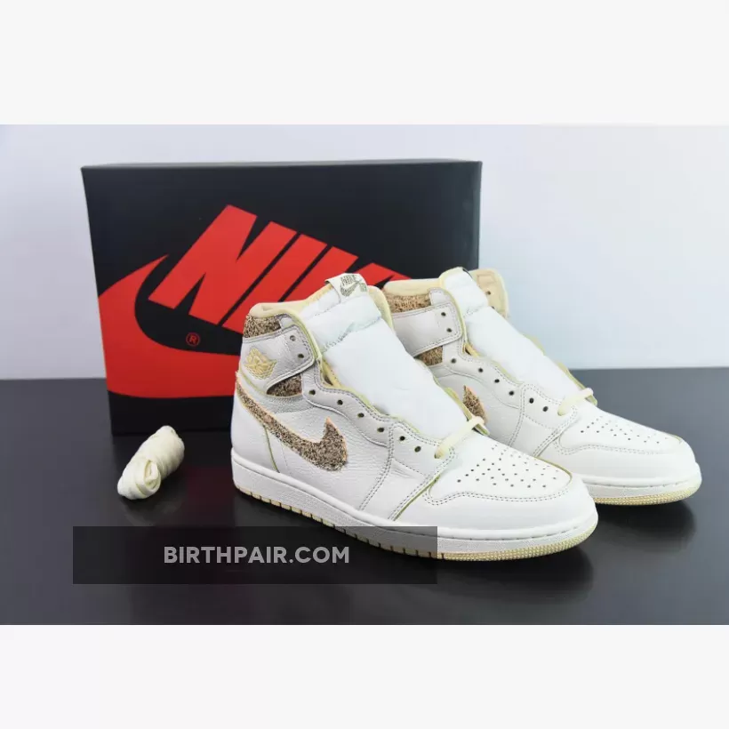 Air Jordan 1 High OG ‘Vibrations of Naija’ Sail/Pale Vanilla-Black