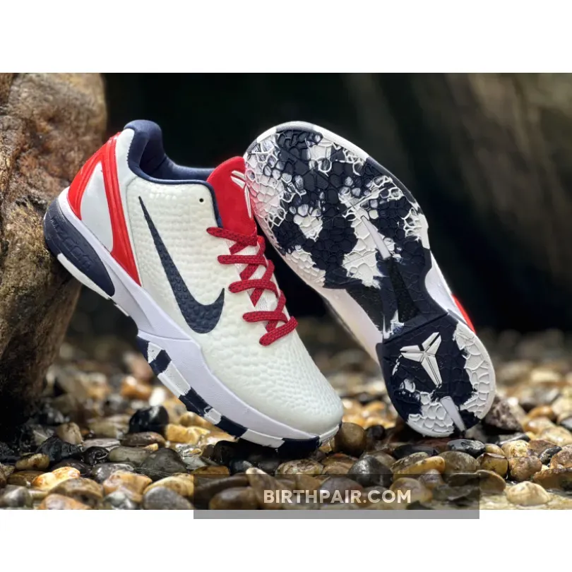 Nike Kobe 6 Protro 'Team USA' PE Home White Online