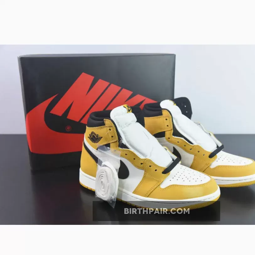 Air Jordan 1 High OG Yellow Ochre/Black-Sail DZ5485-701