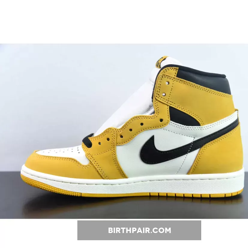 Air Jordan 1 High OG Yellow Ochre/Black-Sail DZ5485-701