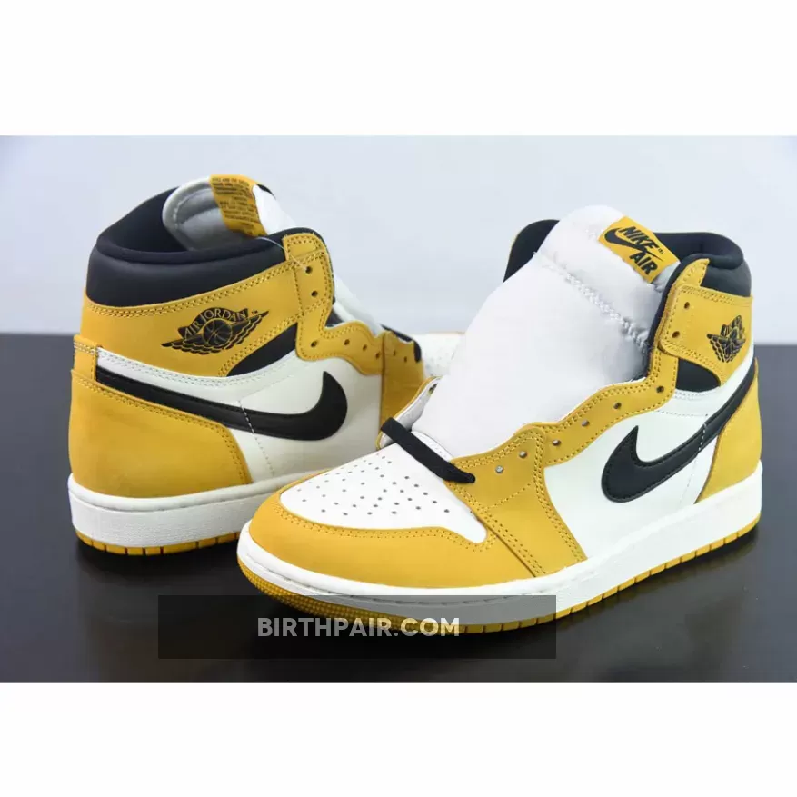 Air Jordan 1 High OG Yellow Ochre/Black-Sail DZ5485-701