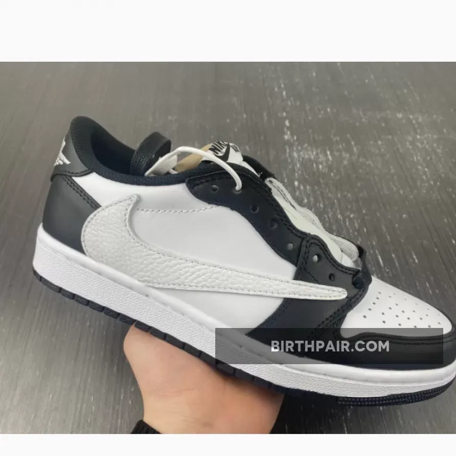 Travis Scott X Air Jordan 1 Low Black White Online