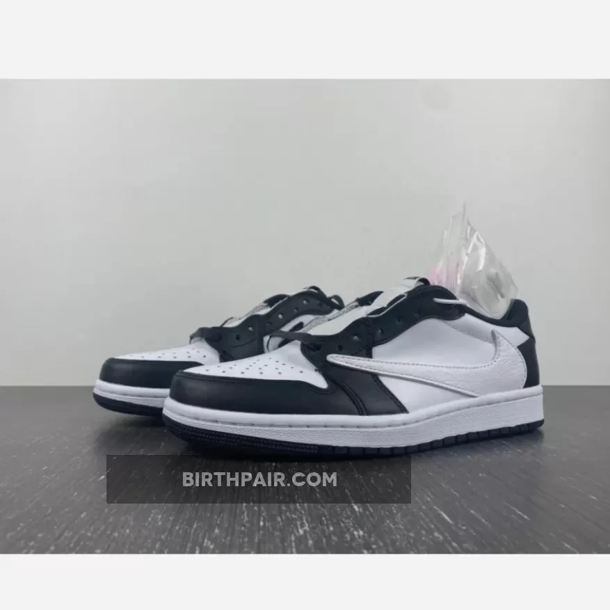 Travis Scott X Air Jordan 1 Low Black White Online