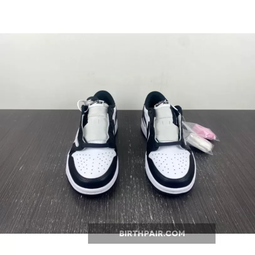 Travis Scott X Air Jordan 1 Low Black White Online