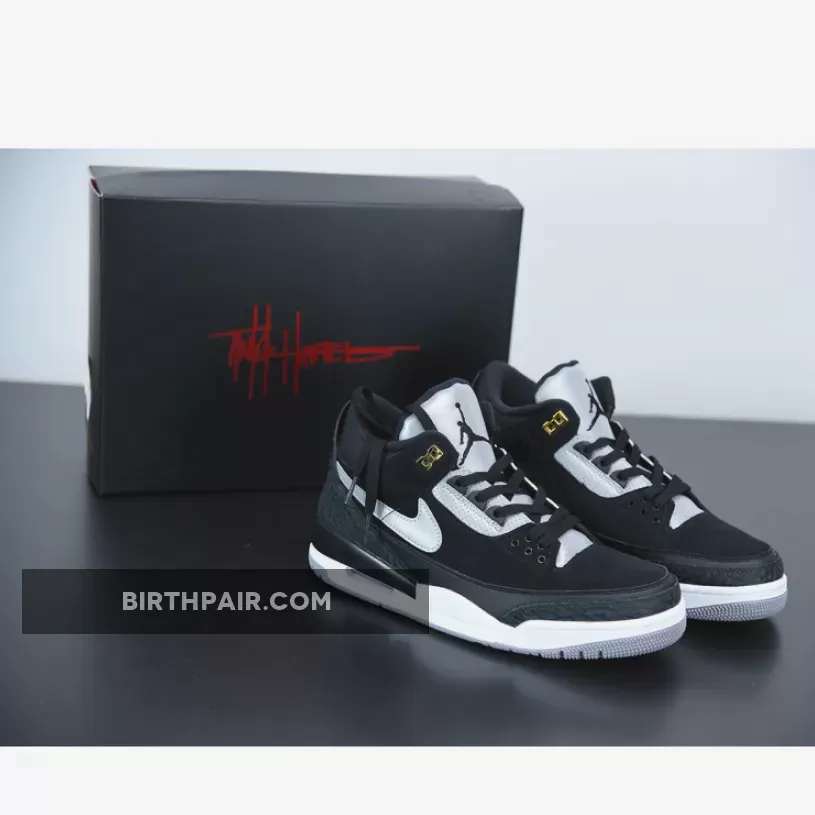Jordan 3 Tinker Black Cement CK4348-007 / air jordan 3 retro tinker sp black cement