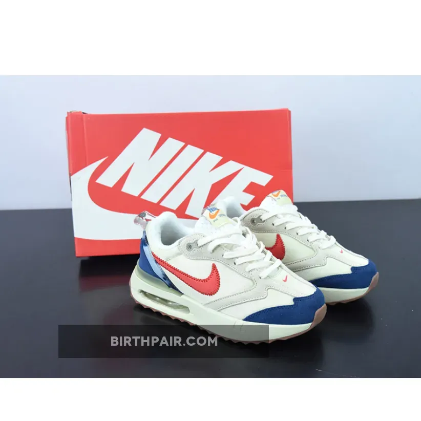 Nike Air Max Dawn Coconut Milk/Track Red-Fossil-Mystic Navy DV1487-162