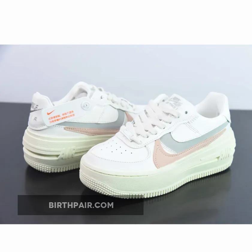 Nike Air Force 1 PLT.AF.ORM Sail Silver Orange DJ9946-104