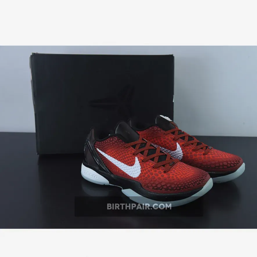 Kobe 6s Red / Nike Kobe 6 Protro All-Star Challenge Red/Black-White
