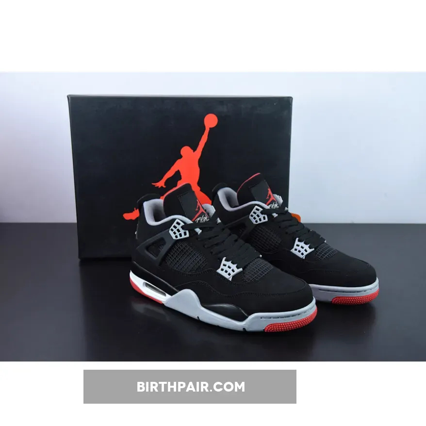 Nike Air Jordan 4 Bred Bred Retro 4 308497-060