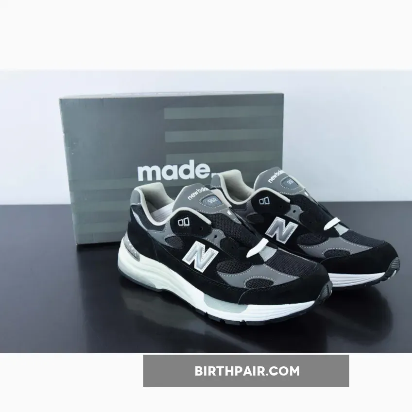New Balance 992 Black Grey Suede New Balance 992 Brown