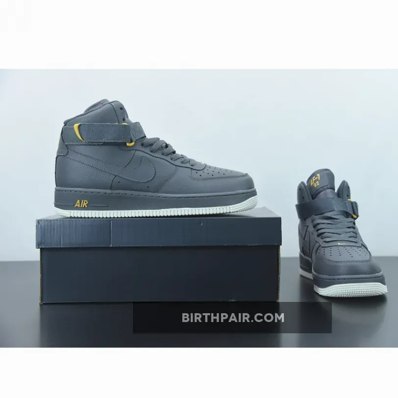 Metallic Gold Air Force 1 Nike Air Force 1 High Cool Grey/White-Metallic Gold